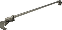my deco Bară perdea cilindrică extensibilă, aspect inox, 75-125 cm (66702) Suport draperie
