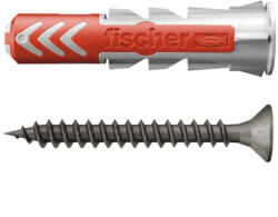 Fischer Befestigungssysteme Dibluri plastic cu șurub Fischer DuoPower 6x30 mm, pachet 16 bucăți (563784)