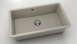 FAT Chiuvetă bucătărie fatgranit 1 cuvă FAT Avangard 232 46x76 cm fără picurător Dark Beige (232-1004) Chiuveta
