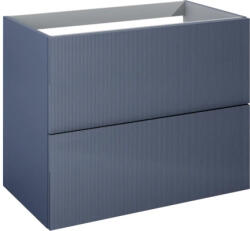Jungborn Dulap bază lavoar baie suspendat Jungborn NONUS 80 cm PAL albastru navy mat 2 sertare (169084)