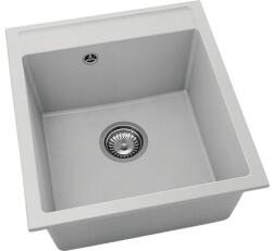 FAT Chiuvetă bucătărie fatgranit 1 cuvă FAT Avangard 224 51x46 cm fără picurător Light Grey (224-1005) Chiuveta