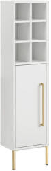 Möbelpartner Dulap baie pe sol 30x130, 6 cm PAL alb Sarah 300 1 ușă batantă (148429)