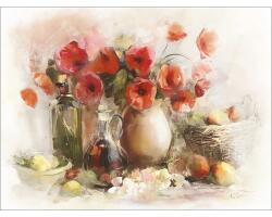 Pure Living Tablou canvas Pure Living Still Life Flowers&Fruits 57x77 cm (WH145F5)