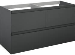 Jungborn Dulap bază lavoar baie suspendat Jungborn DECEM 120 cm MDF antracit mat 3 sertare (168182)