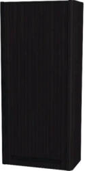 Devo Dulap baie suspendat 40x86 cm MDF negru striat Devo Gloria 2.0 1 ușă (GL2-SW1DPR40-2-F97)