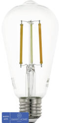 EGLO crosslink. z Bec LED variabil Eglo Crosslink E27 6W 806 lumeni, glob pară ST64, Bluetooth (113076)
