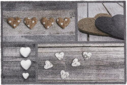 MD-Entree Covoraș intrare Ambiance Hearts taupe 50x75 cm (1741575870) Pres