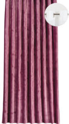 Mendola Draperie semiopacă cu inele Mendola Castellano uni roz închis 140x245 cm (10-237CAST-3-I002)