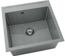 FAT Chiuvetă bucătărie granixit 1 cuvă FAT Avangard 225 51x51 cm fără picurător City Grey (225-251) Chiuveta