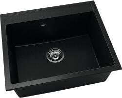 FAT Chiuvetă bucătărie fatgranit 1 cuvă FAT Avangard 227 51x60 cm fără picurător Black Metallic (227-1008) Chiuveta