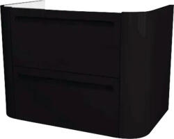 Devo Dulap bază lavoar baie suspendat Devo Gloria 2.0 70x50 cm MDF negru sertar cu închidere lentă (GL2-SU2S70-1-F97)