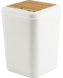 form&style Coș de gunoi pentru cosmetice form&style, 7L, alb/bambus (PB16066-1) Cos de gunoi