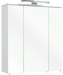 Pelipal Dulap baie cu oglindă pelipal Gela IV 65x72 cm PAL alb 3 uşi iluminare LED (45.406.409)