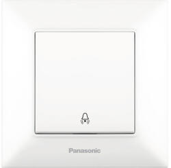Panasonic Buton cu revenire Panasonic Arkedia Slim, simbol sonerie, alb, incl. ramă (P-SA.Z)