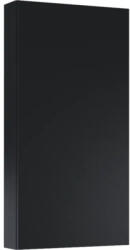 Jungborn Dulap baie suspendat 40x80 cm PAL negru mat Jungborn 2 polițe de sticlă (167736)