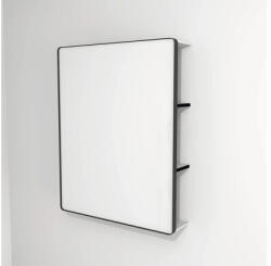 Devo Oglindă baie cu LED și etajeră Devo Sonus 2.0, 75, 5x94 cm, alb/negru, IP 44 (SO2-LUPL75x94-F01)