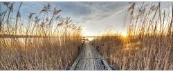 Pure Living Tablou sticlă Pure Living Way To The Sun 30x80 cm (GLA1815C)