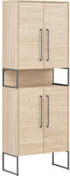 Möbelpartner Dulap baie înalt pe sol 65, 2x183, 4 cm PAL stejar deschis Limone 650 (701696)