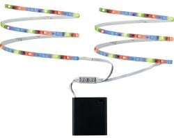 Paulmann Bandă LED RGB Paulmann Mobil Strip 2x80 cm 2x1, 2W, alimentare cu baterii (70700)