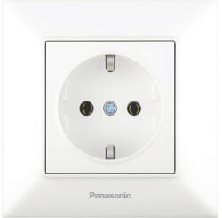 Panasonic Priză simplă cu împământare Panasonic Arkedia Slim, alb, incl. ramă (P-SA.S)