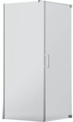 Jungborn Cabină de duș pătrată Jungborn SETTE 100x100x200 cm profil crom sticlă transparentă, ușă dreapta (HX2020404.216)