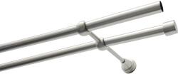 Gardinia Set 2 bare și console Gardinia Ally 160 cm aspect inox (32057) Suport draperie
