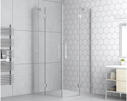 form&style Cabină de duș pătrată form&style BALLINO 90x90x195 cm profil crom sticlă transparentă (K283BC)
