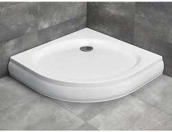 Radaway Cădiță de duș semirotundă Radaway Patmos A 80x80x16 cm acril alb 4S88155-03 (4S88155-03)