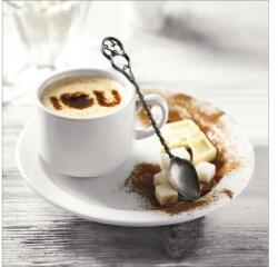 Pure Living Tablou sticlă Pure Living Coffee Time II 30x30 cm (GLA1356A)