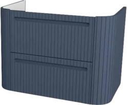 Devo Dulap bază lavoar baie suspendat Devo Gloria 2.0 70x50 cm MDF albastru striat sertar cu închidere lentă (GL2-SU2S70-2-F103)