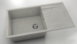 FAT Chiuvetă bucătărie granixit 1 cuvă FAT Avangard 229 49x90 cm cu picurător Pewter reversibilă (229-210) Chiuveta