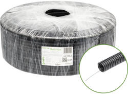 Extro Tub flexibil gofrat Extroflex Ø25 mm, 320N HF 50ML, cu fir de tragere (11102025)