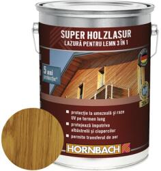 Hornbach Lazură pentru lemn 3 în 1 Hornbach Super Holzlasur stejar 5 l (500244)