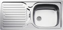 Teka Chiuvetă bucătărie inox 1 cuvă Teka INFANT 86x43, 5 cm cu picurător stânga (PA353M1002S) Chiuveta