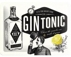 Nostalgic-Art Tablou metalic decorativ Nostalgic-Art Gin Tonic 15x20 cm (26168)