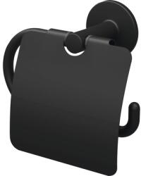Lenz Suport hârtie igienică Lenz Nero cu apărătoare negru (4513751)