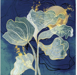 Pure Living Tablou sticlă Pure Living In The Moonlight II 20x20 cm (GLA2678D)
