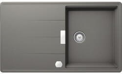 SCHOCK Chiuvetă bucătărie cristadur 1 cuvă Schock Tia D-100 50x86 cm cu picurător Silverstone reversibilă (TIAD100SILVSA) Chiuveta