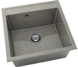 FAT Chiuvetă bucătărie granixit 1 cuvă FAT Avangard 225 51x51 cm fără picurător Space Gray (225-940) Chiuveta