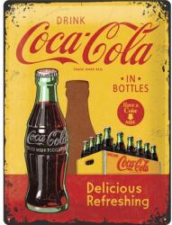 Nostalgic-Art Tablou metalic decorativ Nostalgic-Art Coca-Cola Bottles 30x40 cm (23195)