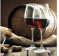 Pure Living Tablou sticlă Pure Living Red Wine IV 20x20 cm (GLA1411D)