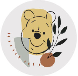 Komar Fototapet rotund autoadeziv Komar DD1-035 Winnie Pooh Smile Ø 125 cm (DD1-035)