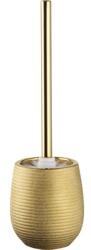 BISK Perie WC cu suport Gold, ceramică, auriu (BIS06305)
