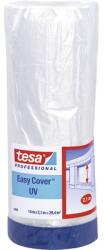 Tesa Folie de mascare cu bandă textilă pentru exterior tesa® Easy Cover UV 14x2, 1 m (04369-00014-01)