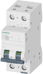 Siemens Întreruptor automat Siemens MCB 2P 50A 6kA, curbă C (5SL6250-7)