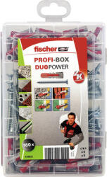 Fischer Befestigungssysteme Set dibluri cu șurub Fischer DuoPower, 80 piese (538622)