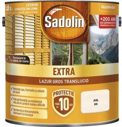 Sadolin Lazură pentru lemn Sadolin Extra alb 2, 5 l (5185814)
