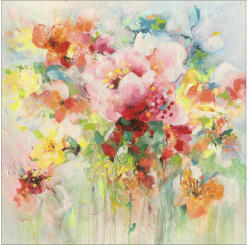 Pure Living Tablou sticlă Pure Living Abstract Flowers II 30x30 cm (GLA2835A)