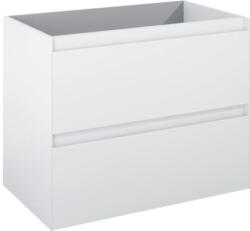 Jungborn Dulap bază lavoar baie suspendat Jungborn DECEM 80 cm MDF alb mat 2 sertare (168144)