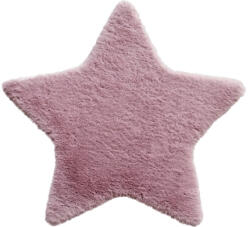 SoleVito Covor pufos copii Solevito Romance formă stea roz 80 cm (MO01-35 ROSA 80X80CM STAR 1) Covor